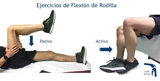 ejercicio flexión de rodilla